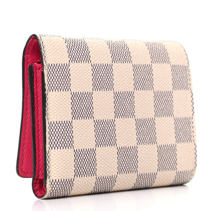 Louis Vuitton Damier Azur 2017 Christmas Animation Victorine Wallet 3 of 8