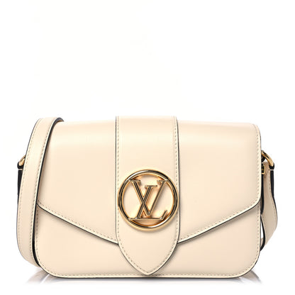 Louis Vuitton Smooth Calfskin LV Pont 9 Cream 1 of 16