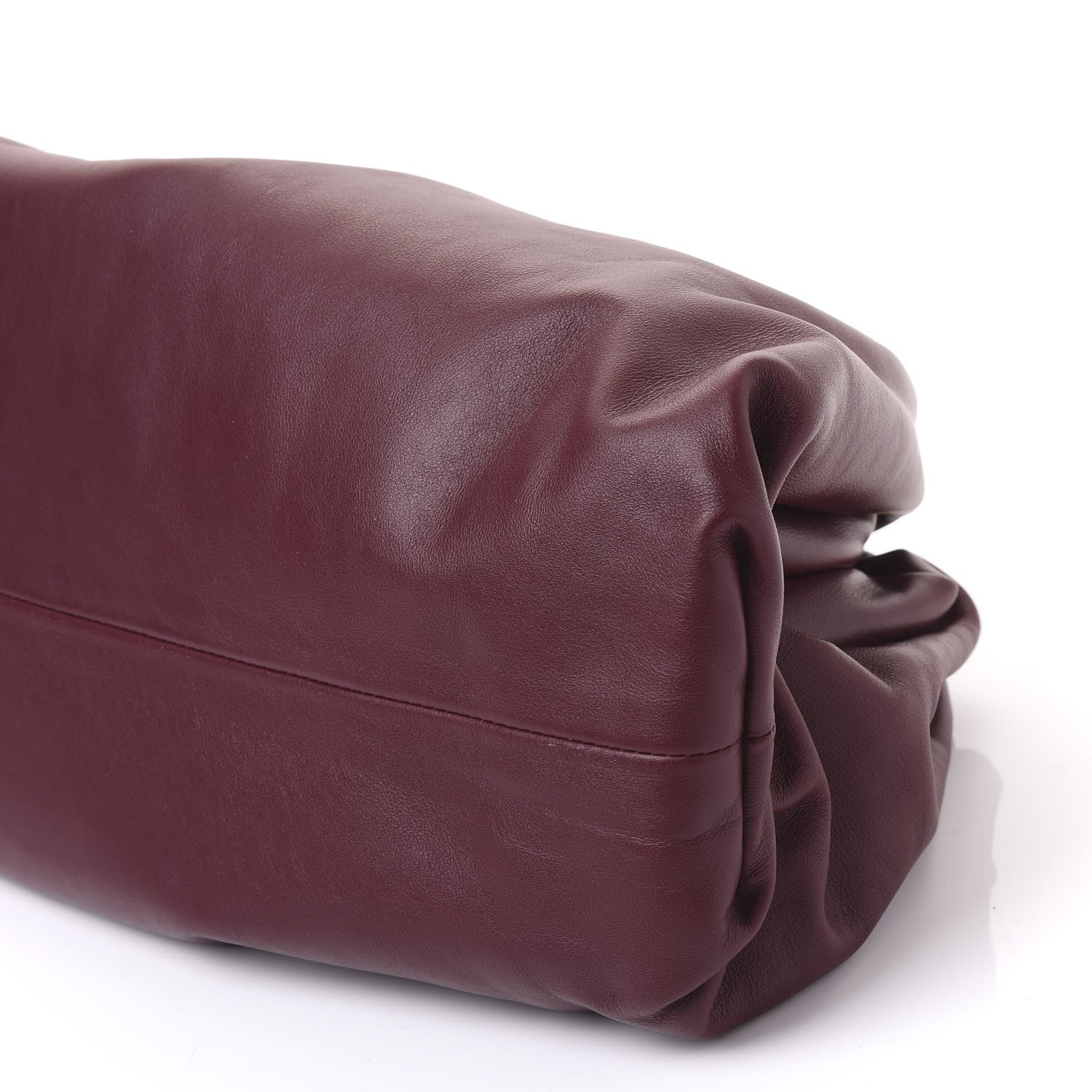 Bottega Veneta Smooth Butter Calf The Pouch Oversized Clutch Bordeaux 6 of 8