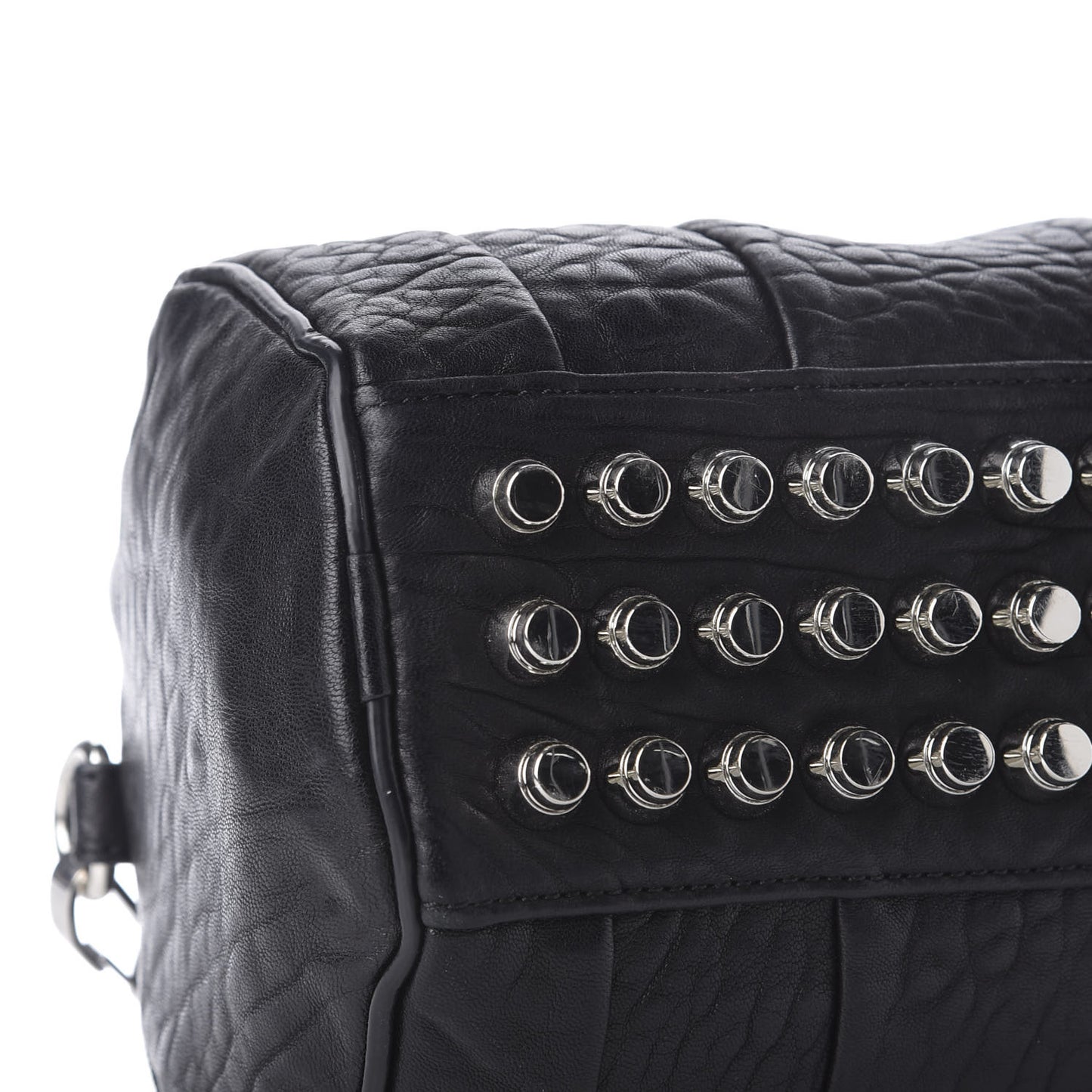 Pebbled Lambskin Mini Rockie Black Rhodium Hardware