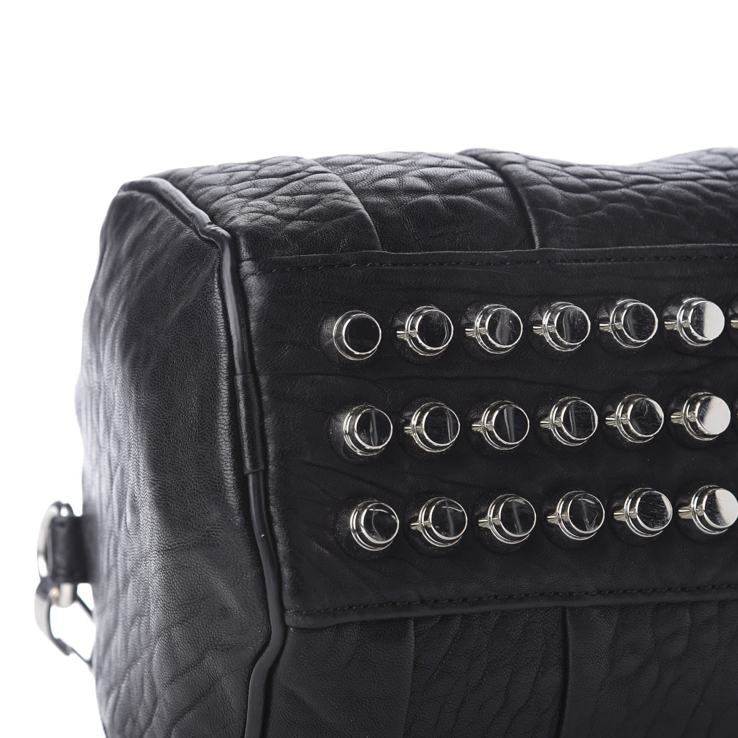 Alexander Wang Pebbled Lambskin Mini Rockie Black Rhodium Hardware 5 of 9