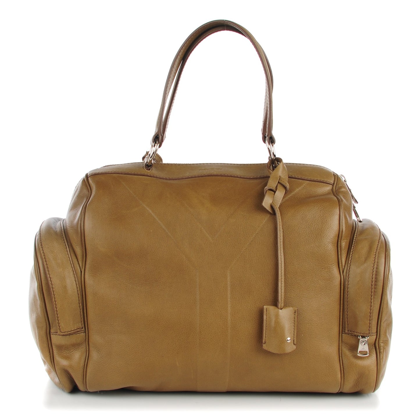 Calfskin Large Vanity Bowler Green