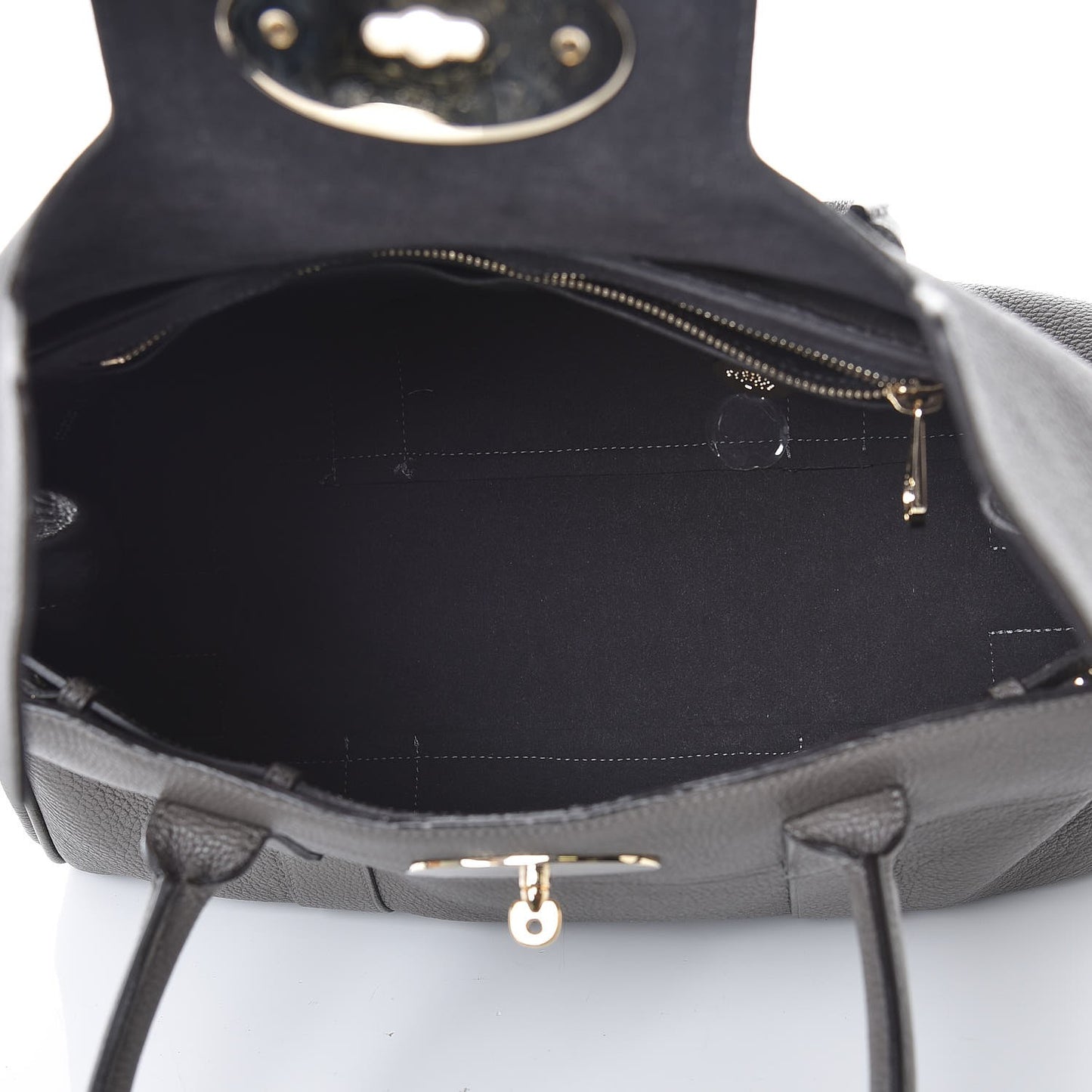 Classic Grain Calfskin Bayswater Mole Grey