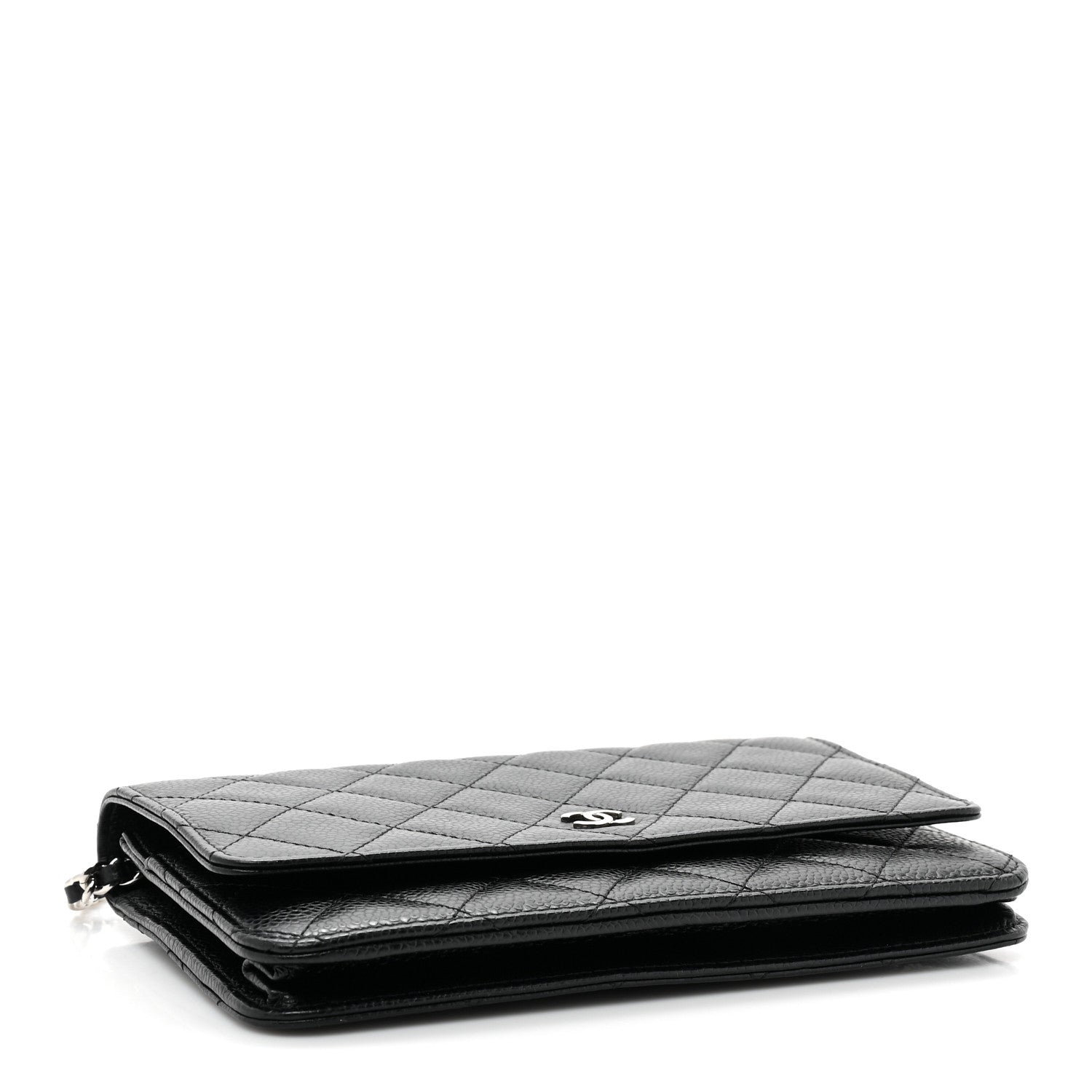 Chanel Caviar Quilted Wallet on Chain WOC Black 4 of 13