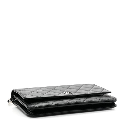 Chanel Caviar Quilted Wallet on Chain WOC Black 4 of 13
