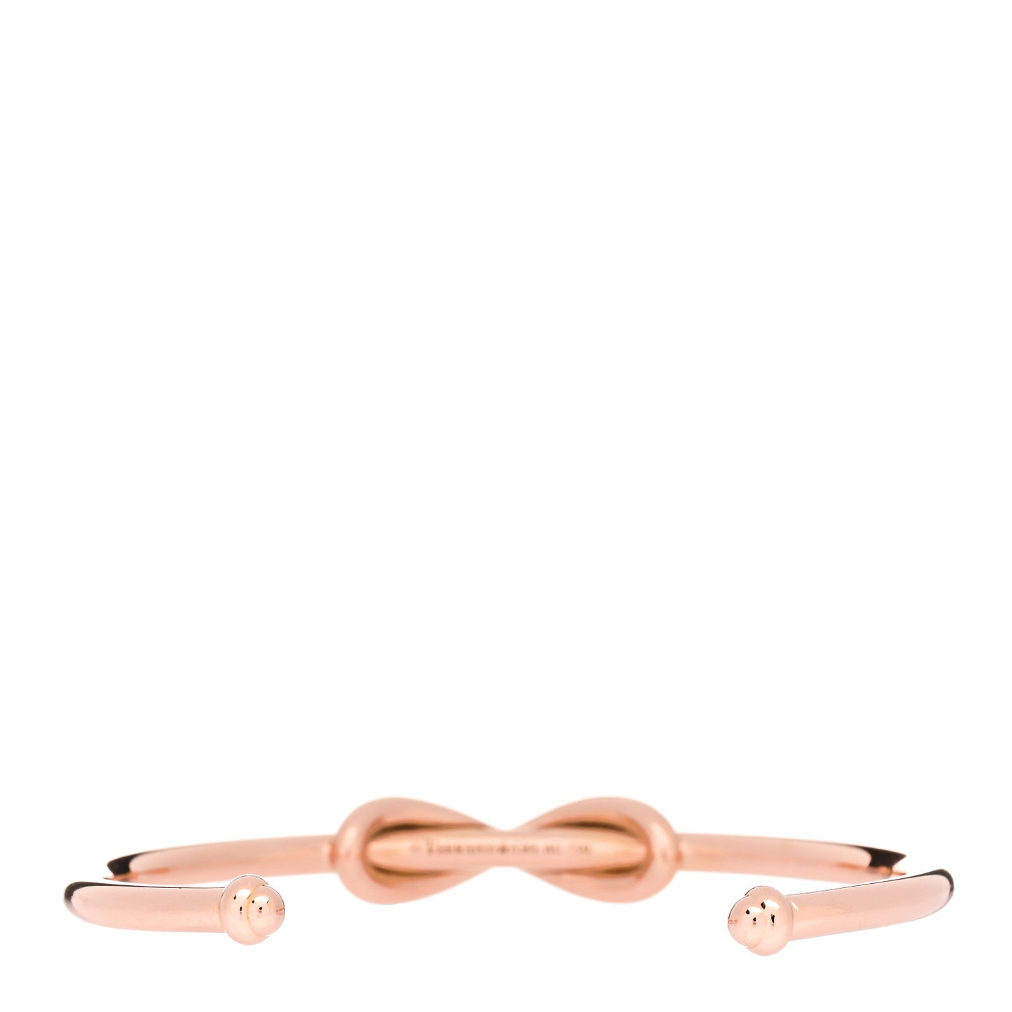 18K Rose Gold Infinity Cuff Bracelet
