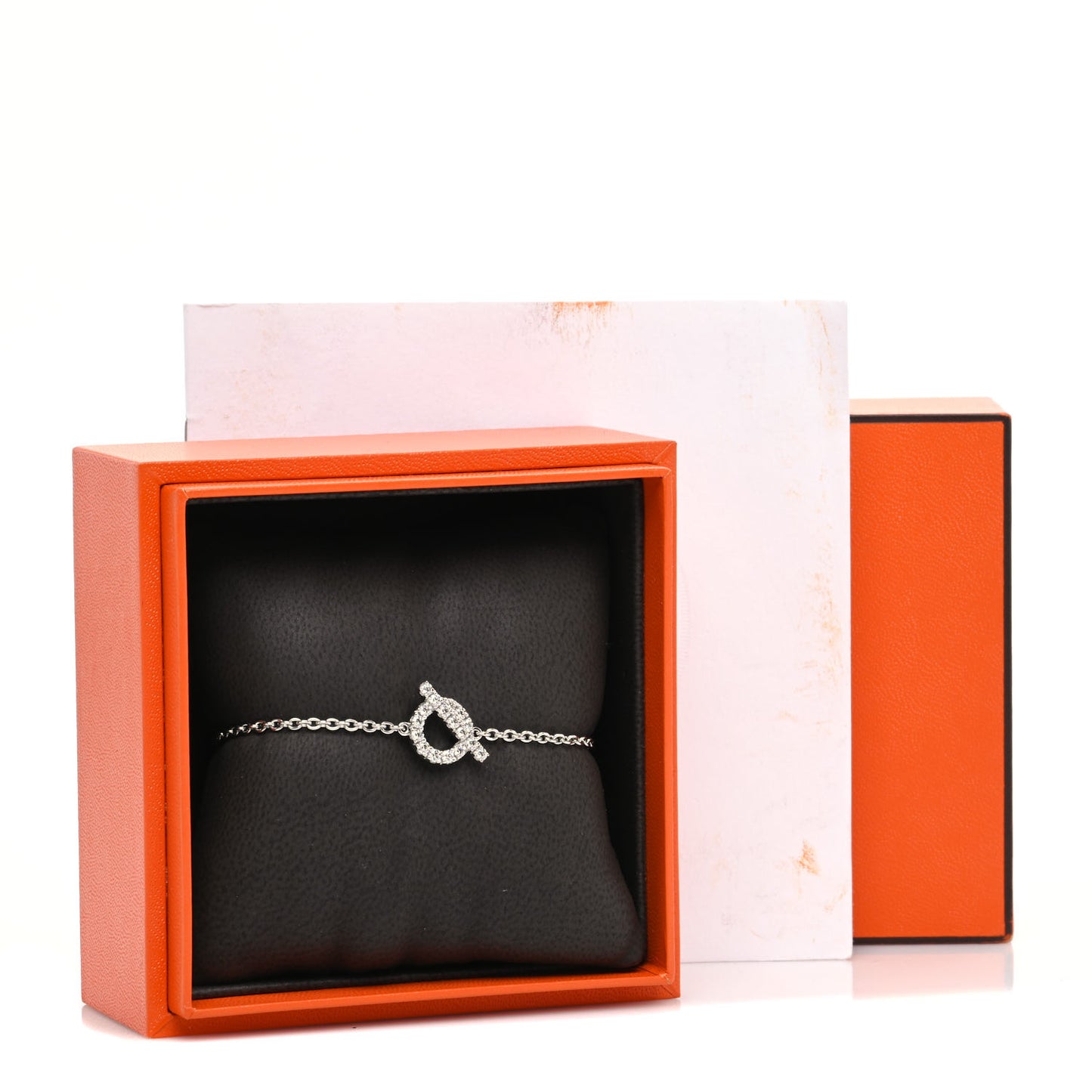18K White Gold Diamond Finesse Bracelet XS