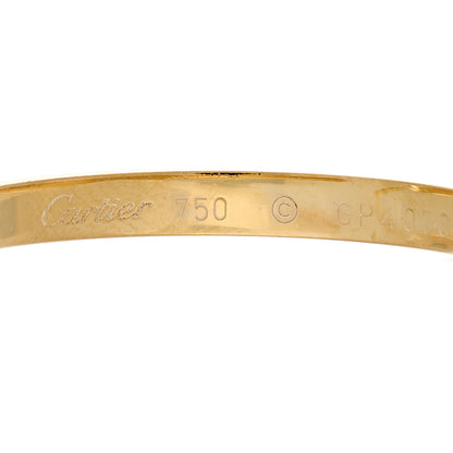 Cartier 18K Yellow Gold Large LOVE Hoop Earrings 5 of 6