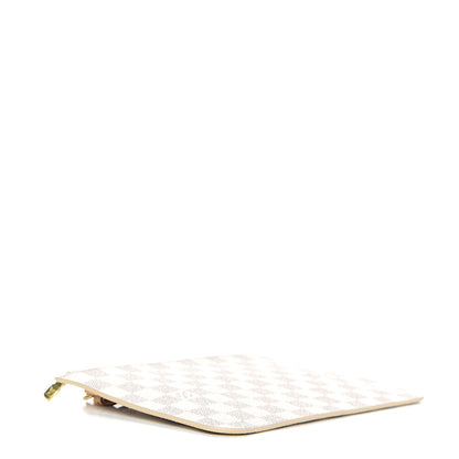 Louis Vuitton Damier Azur Neverfull MM GM Pochette Rose Ballerine 3 of 6
