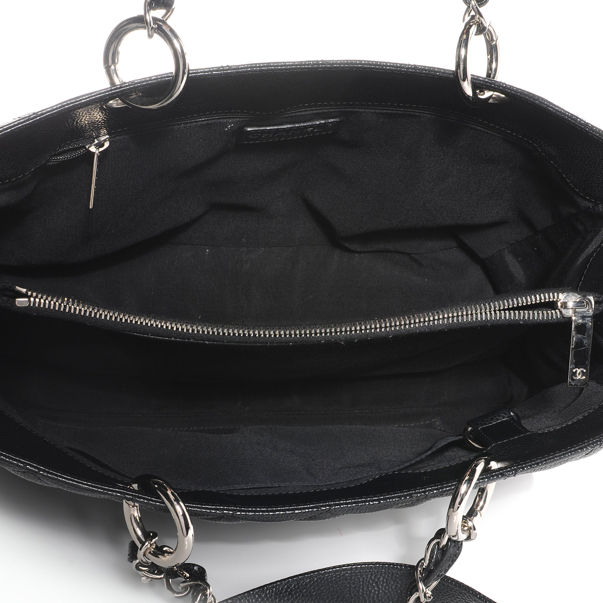 Chanel Caviar Grand Shopping Tote GST Black 5 of 7