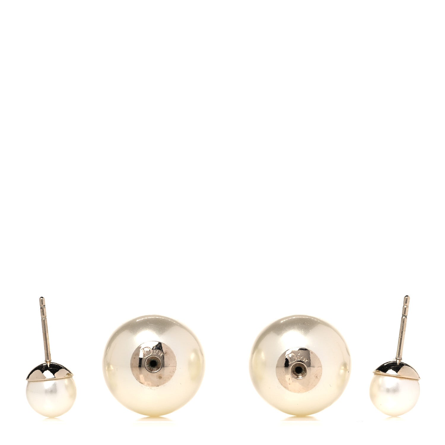 Christian Dior Pearl Mise En Dior Tribal Earrings 3 of 5