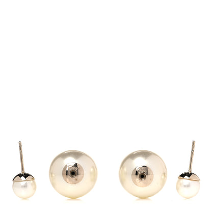 Christian Dior Pearl Mise En Dior Tribal Earrings 3 of 5