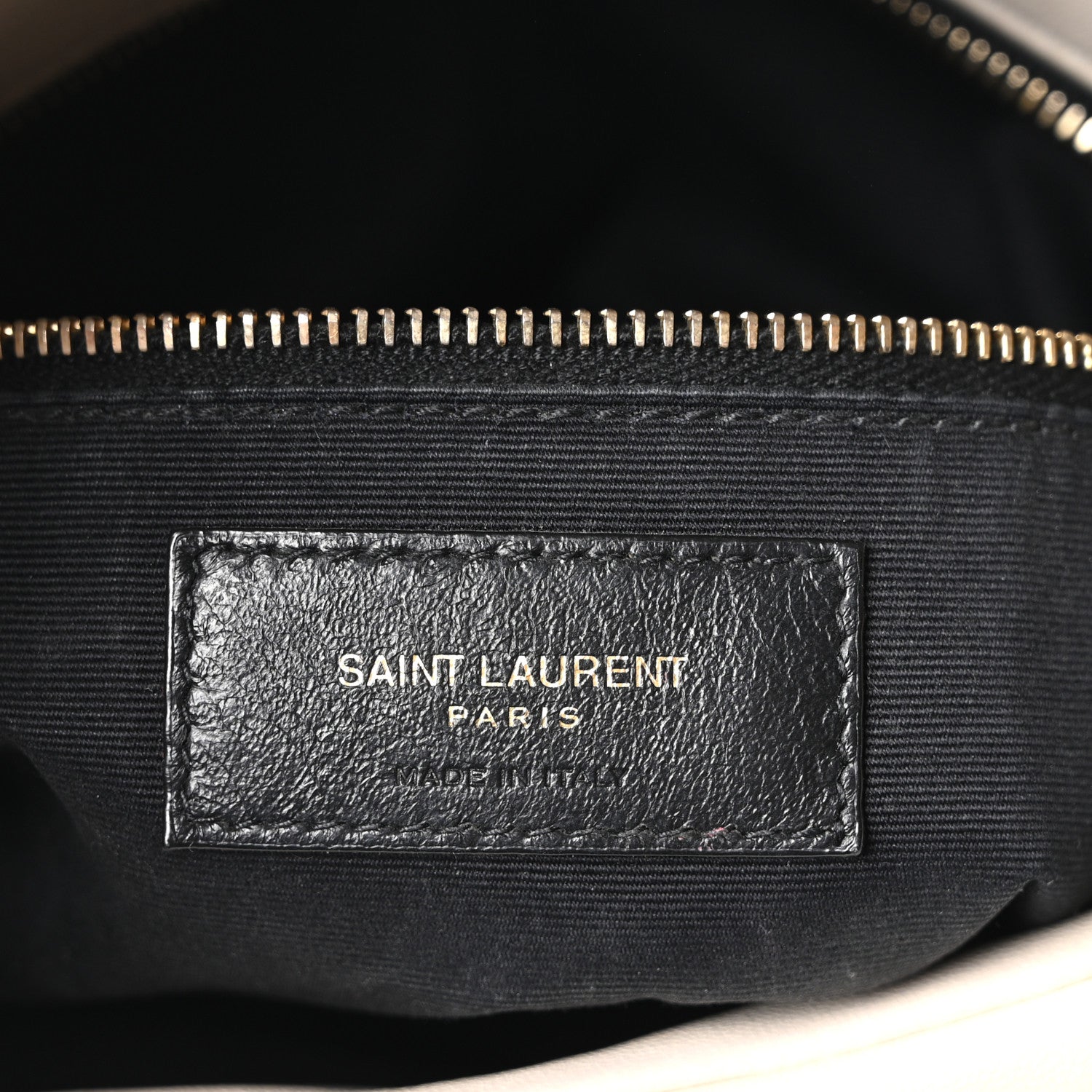 Saint Laurent Lambskin Quilted Small Loulou Puffer Monogram Chain Satchel Blanc Vintage Blanc Vintage 6 of 10