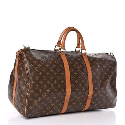 Louis Vuitton Monogram Keepall Bandouliere 55 3 of 14
