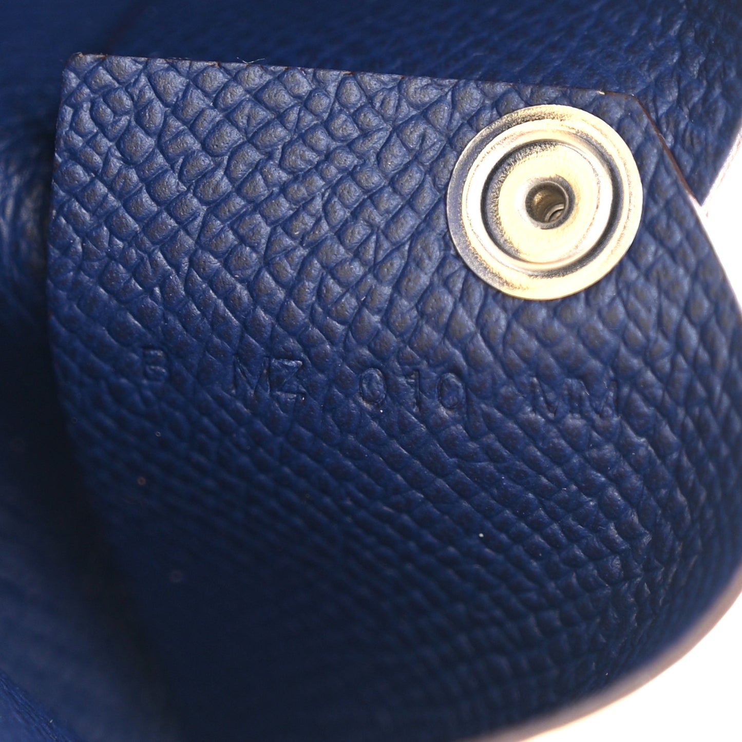Epsom Verso Calvi Card Case Jaune Poussin Bleu Saphir