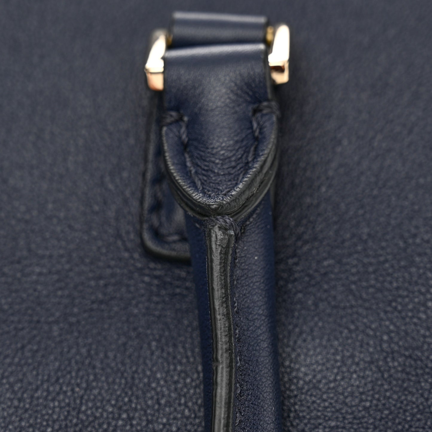 Vitello Rockstud Double Handle Tote Marine