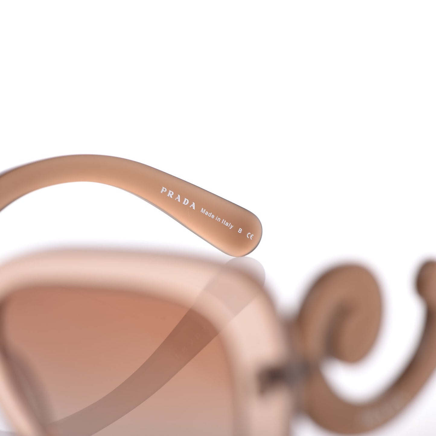 Acetate Baroque Sunglasses SPR 27O Beige
