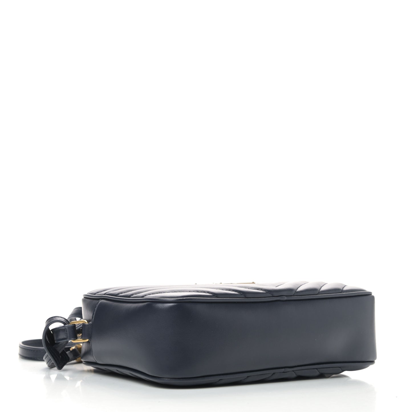 Calfskin Matelasse Monogram Lou Camera Bag Navy