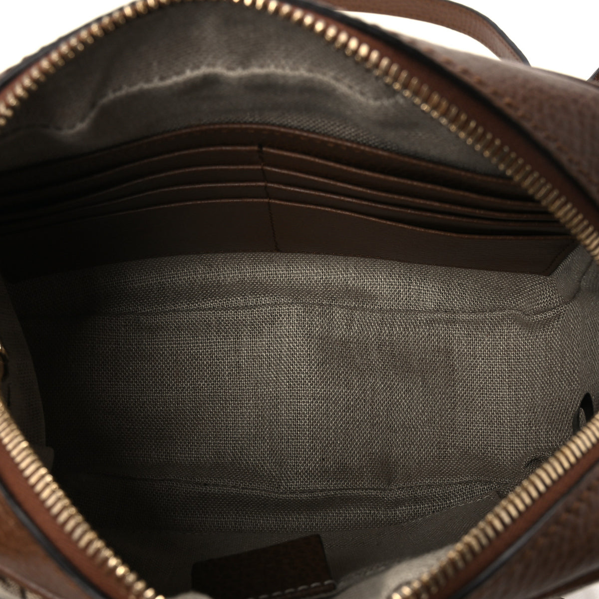 Monogram Mini Bree Messenger Bag Beige Tabacco