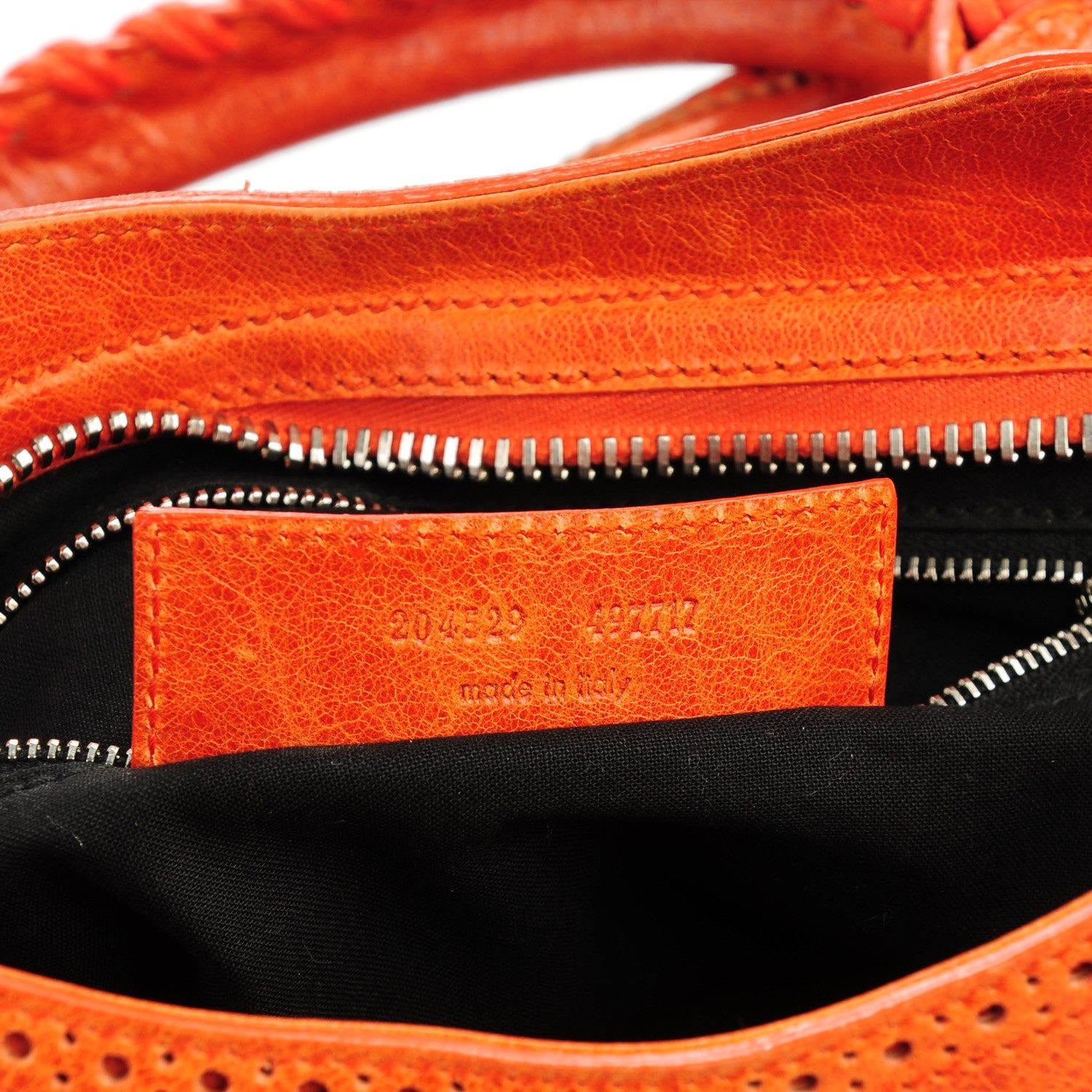 Balenciaga Agneau Giant Brogues Hardware City Mandarine 7 of 7