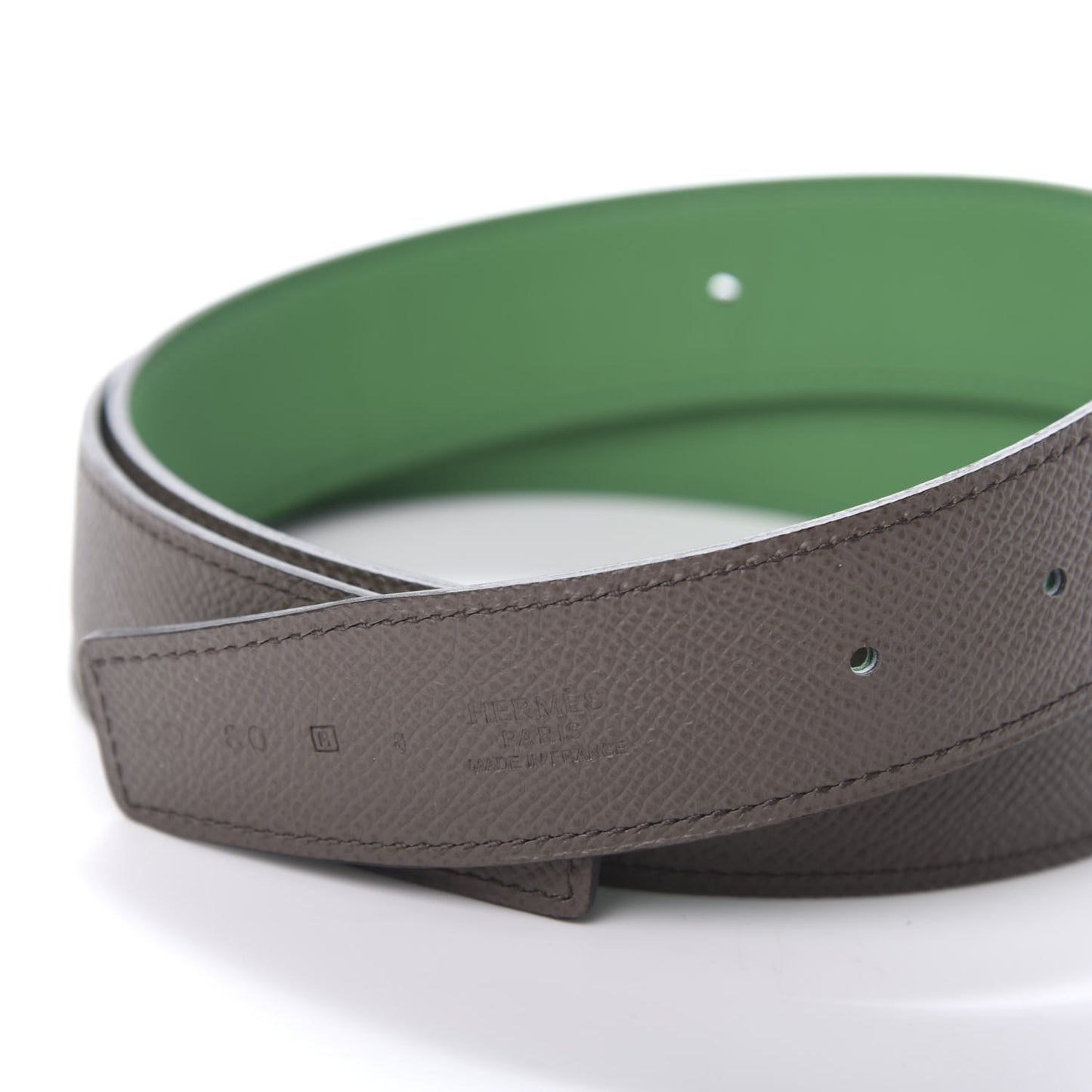 Swift Epsom 32mm Belt Strap 80 Bambou Etain