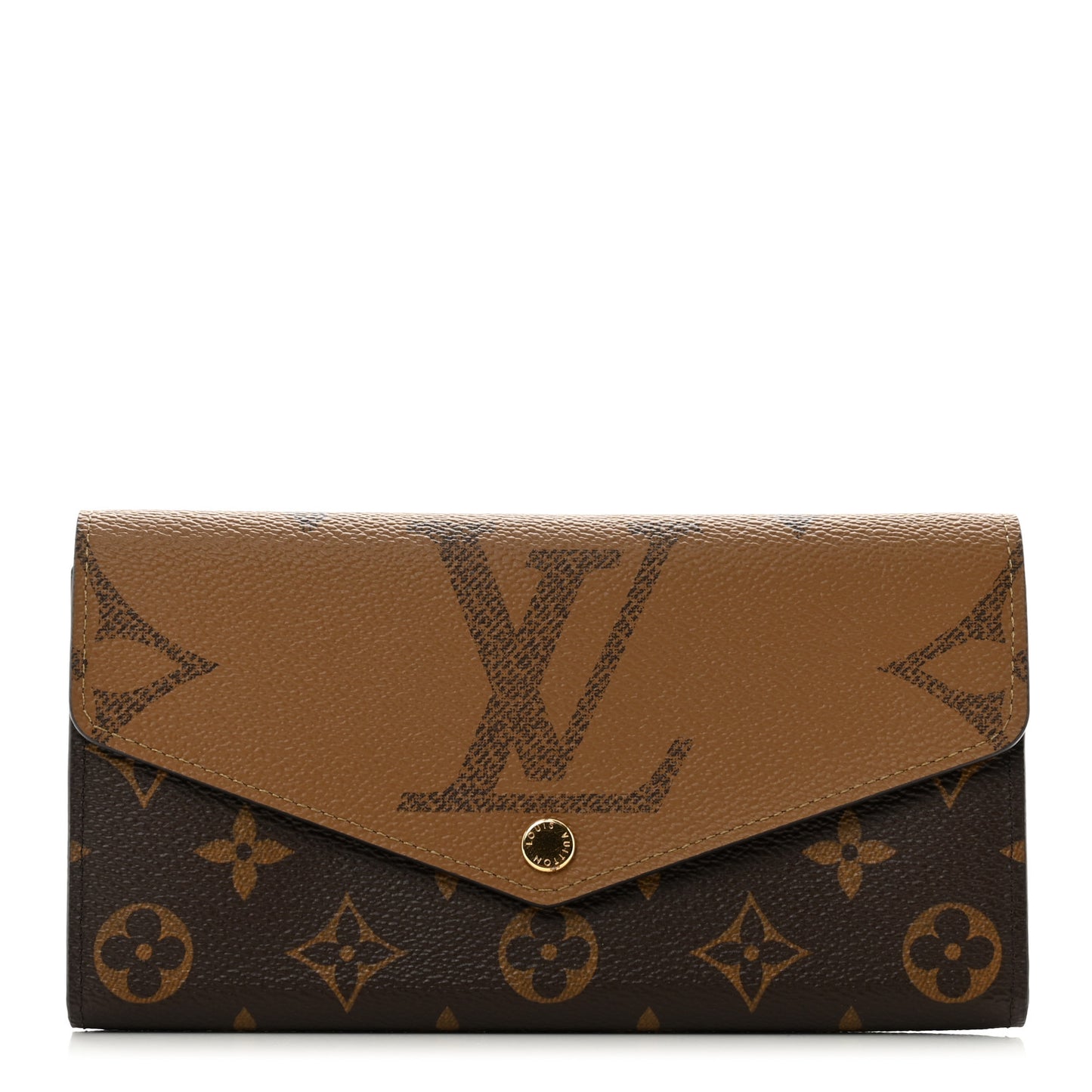 Reverse Monogram Giant Sarah Wallet