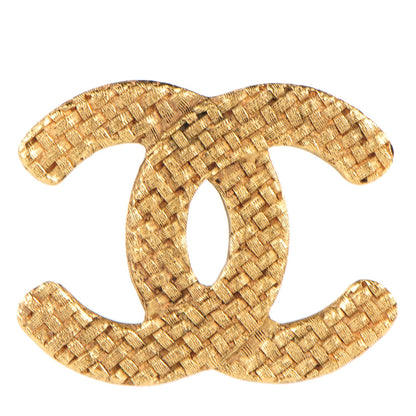 Chanel Large CC Brooch Gold 2 of 5