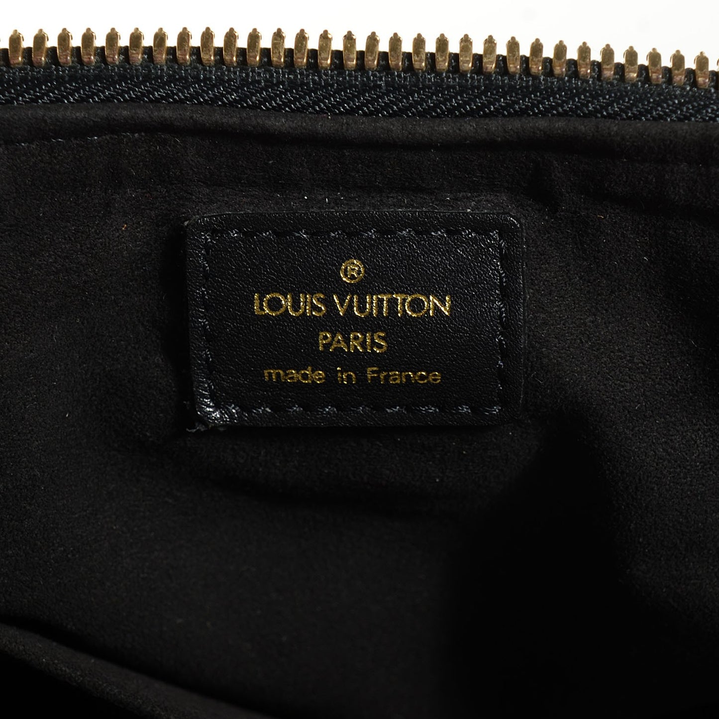 Cuir Patent Embossed Monogram Stephen Bag Grey