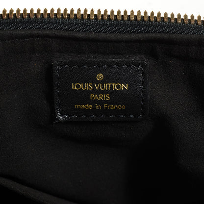 Louis Vuitton Cuir Patent Embossed Monogram Stephen Bag Grey 6 of 7