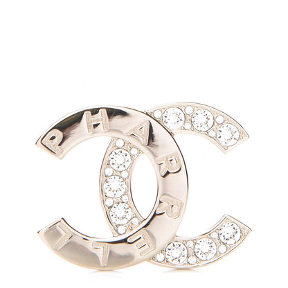 Chanel Crystal CC Pharrell Brooch Gold 1 of 5