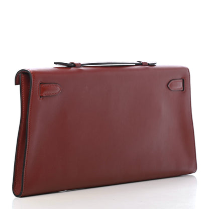 Hermes Swift Kelly Longue Clutch Pochette Rouge H 3 of 6