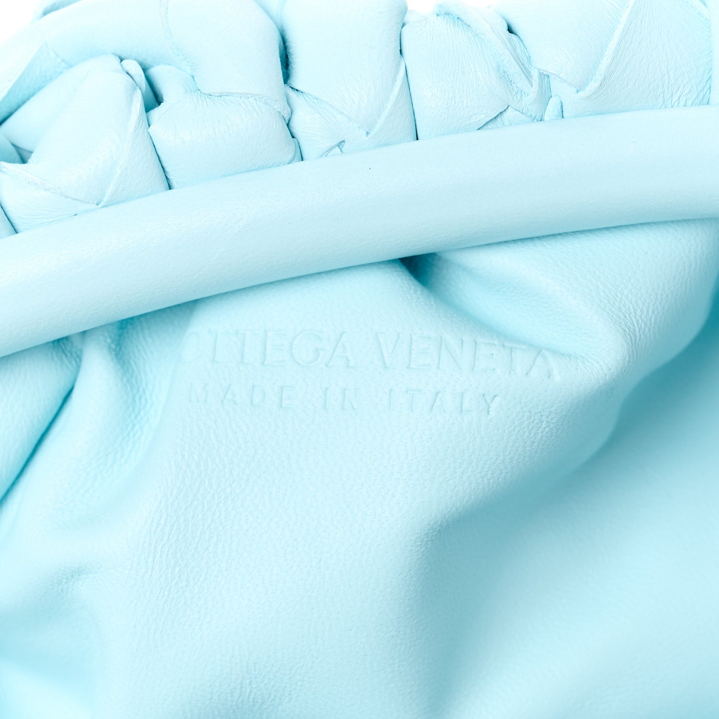 Nappa Intrecciato Teen Pouch Ice