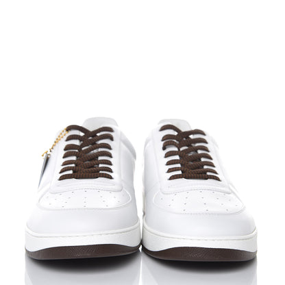 Louis Vuitton Calfskin Monogram Rivoli Sneakers 10 White 2 of 9