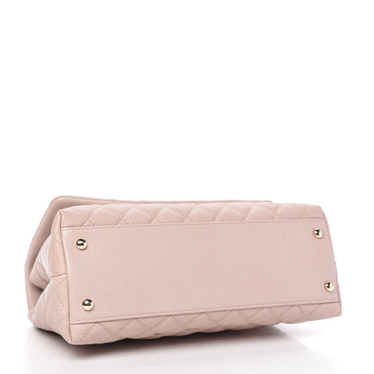 Chanel Caviar Quilted Small Coco Handle Flap Light Pink 4 of 10