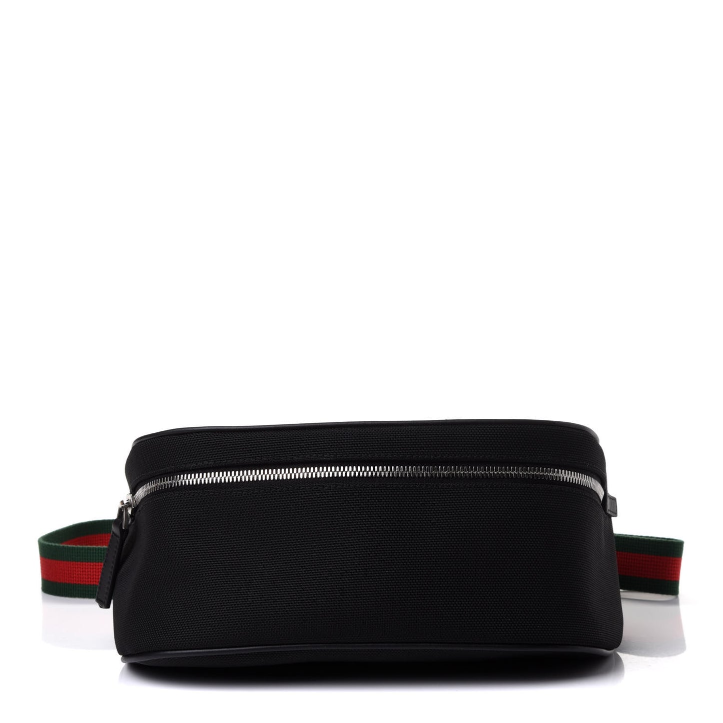 Techno Canvas Web Large Belt Bag Black