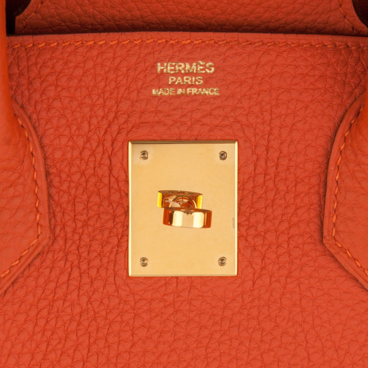 Hermes Togo Birkin 30 Orange 9 of 24