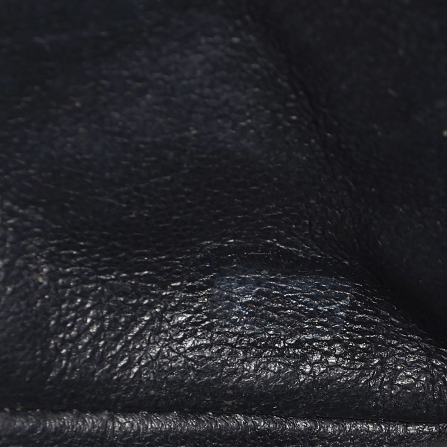 Patent Quilted Jumbo Single Flap Black