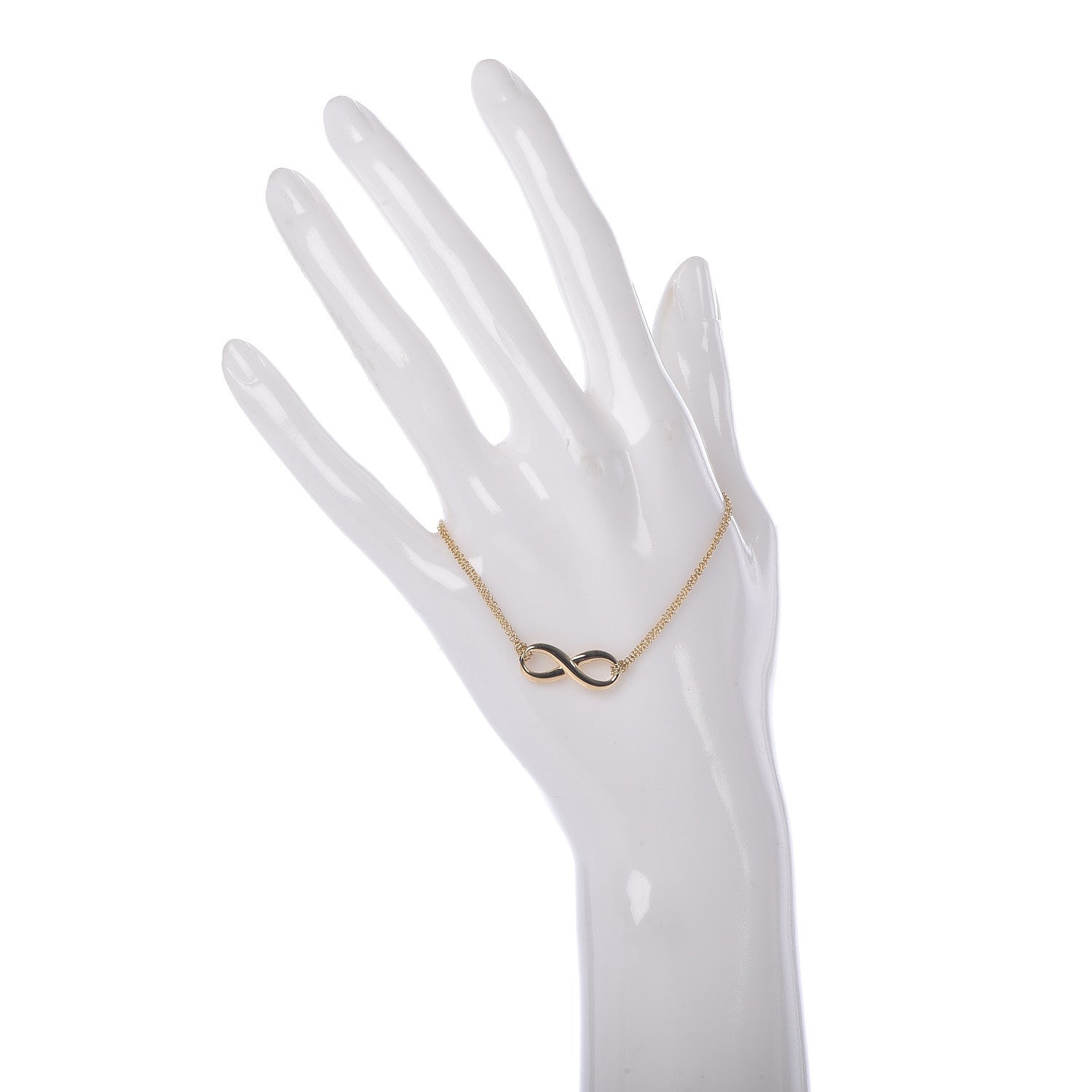 Tiffany 18K Yellow Gold Infinity Bracelet 2 of 6