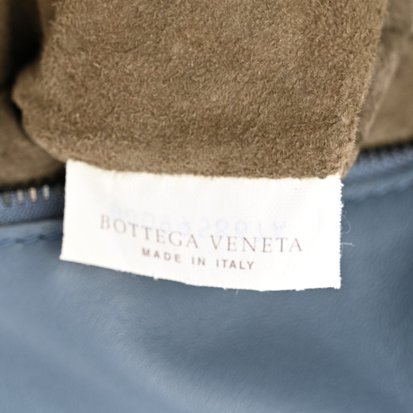 Nappa Intrecciato Medium Campana Hobo Blue