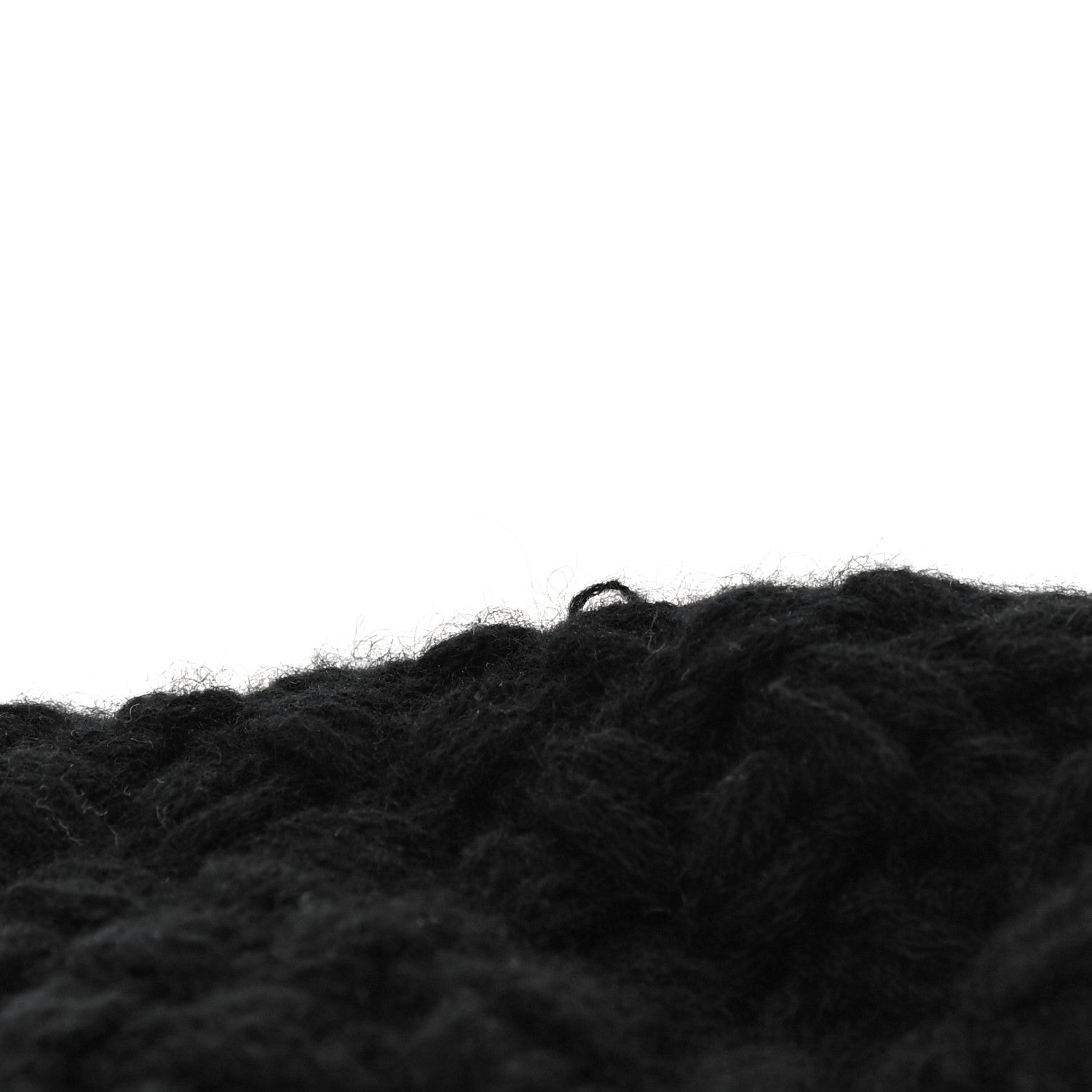 Chanel Cashmere CC Beanie Hat Black White 6 of 8