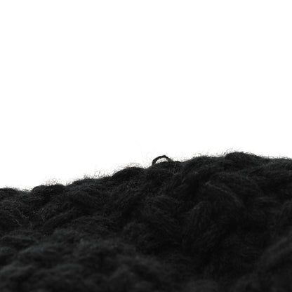 Chanel Cashmere CC Beanie Hat Black White 6 of 8