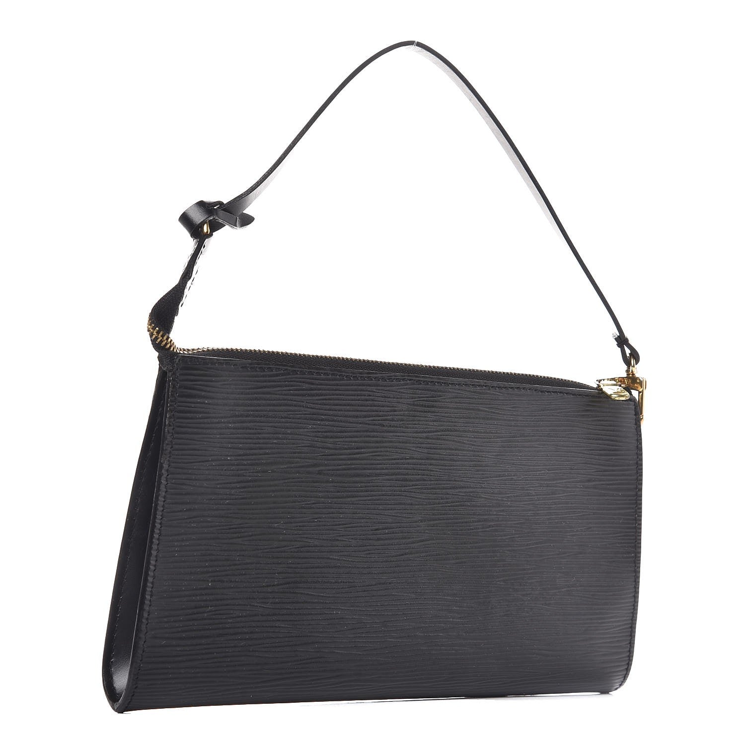 Louis Vuitton Epi Pochette Accessories 24 Black 3 of 6
