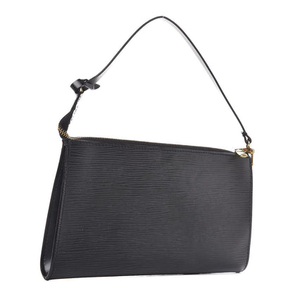 Louis Vuitton Epi Pochette Accessories 24 Black 3 of 6