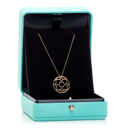 Tiffany 18K Rose Gold Paloma Picasso Marrakesh Round Pendant Necklace 5 of 5