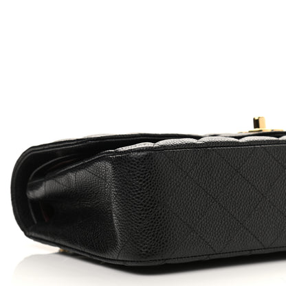 Chanel Caviar Quilted Medium Double Flap Black 8 of 10