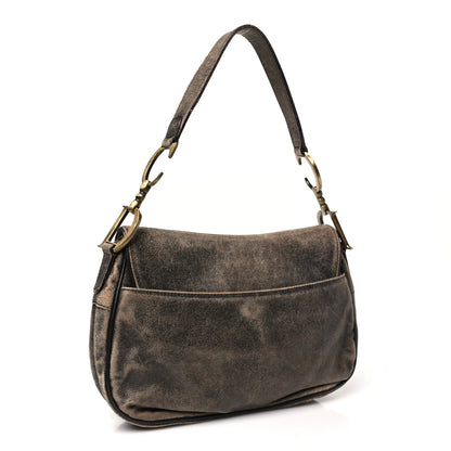 Christian Dior Calfskin Double Saddle Bag Brown 3 of 14