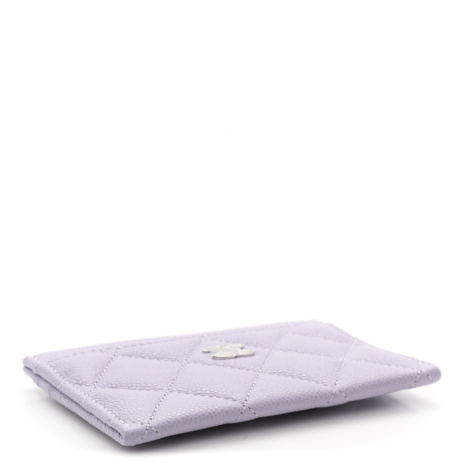 Chanel Caviar Quilted Card Holder Light Purple 4 of 9