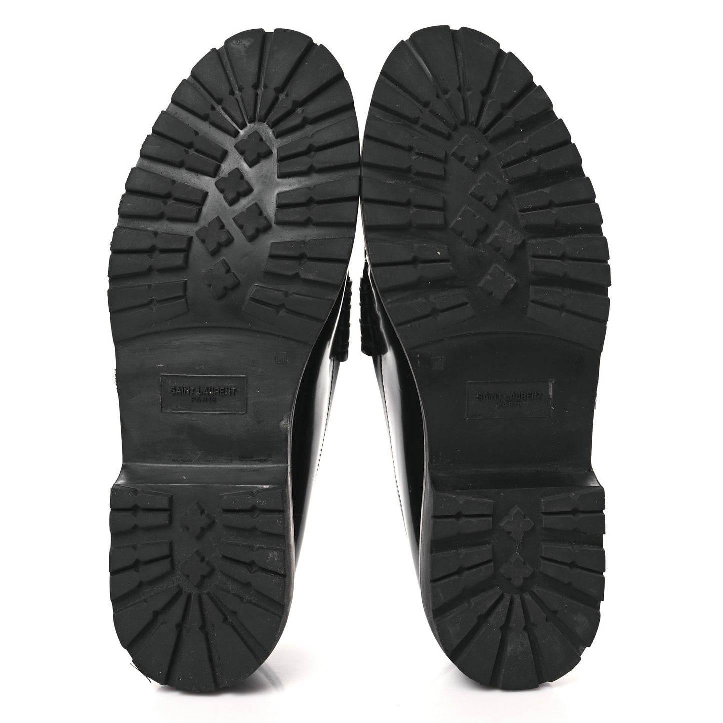 Glazed Calfskin Chunky Le Loafer Penny Slippers 37 Black