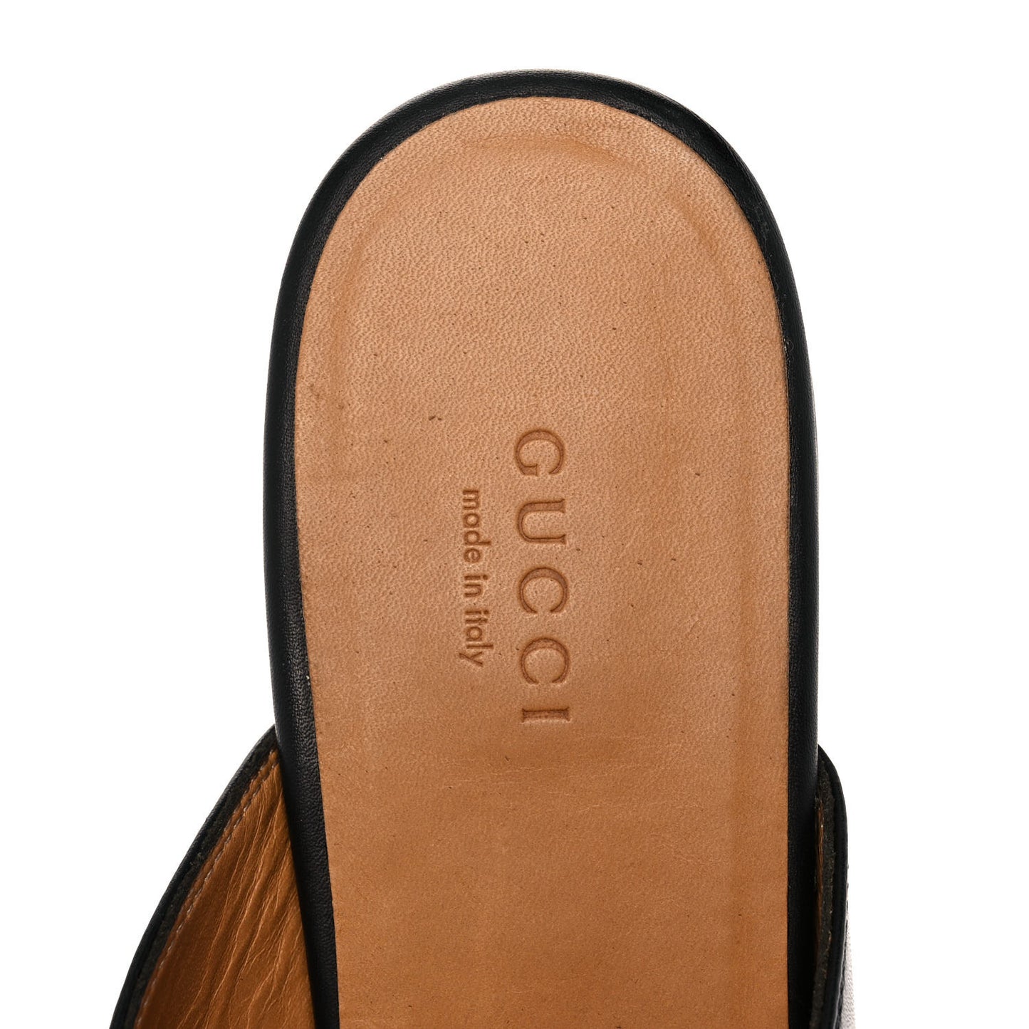 Calfskin Womens Princetown Slippers 38.5 Black