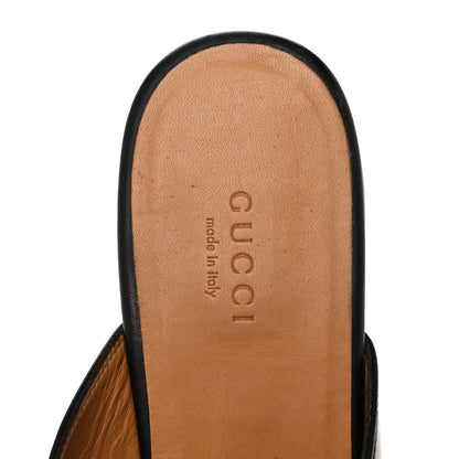 Gucci Calfskin Womens Princetown Slippers 38.5 Black 7 of 9